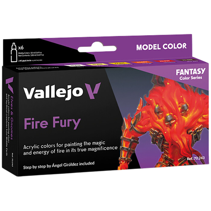 Vallejo Model Color: Fire Fury 70.243 (6)