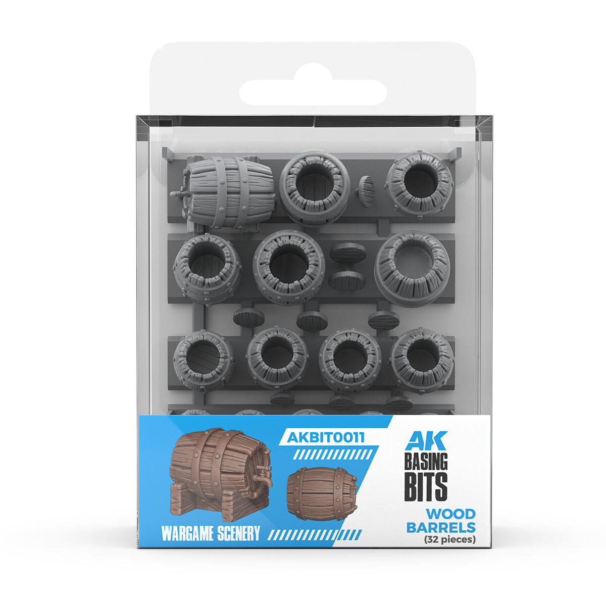 AK Interactive Basing Bits: Wood Barrels
