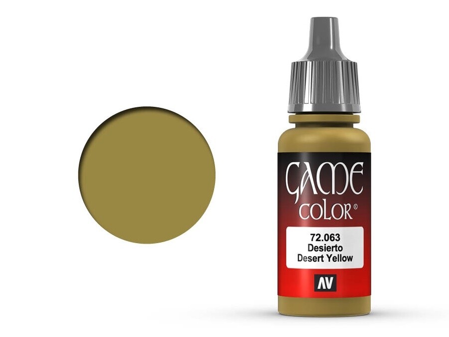 Vallejo Game Color: Desert Yellow 72.063