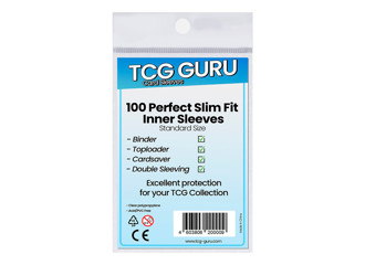 Протекторы TCG Guru Inner Sleeves (размер 64х89) прозрачные: 100 шт