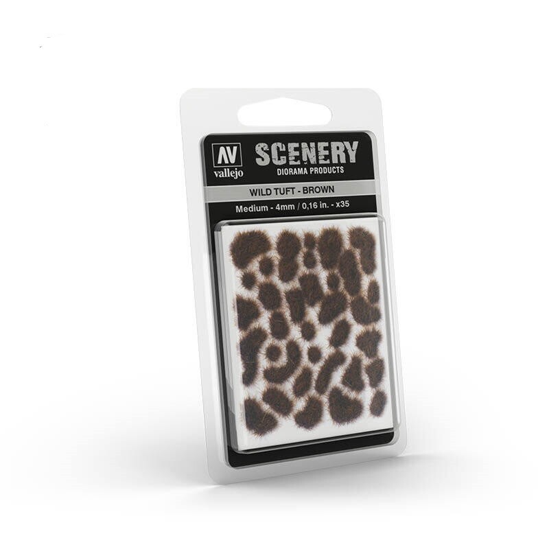 Vallejo Scenery: Wilf Tuft (Brown) (4 мм)