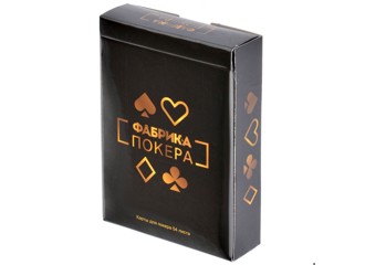 Карты для покера Фабрика Покера (картон 300 г / см 2)