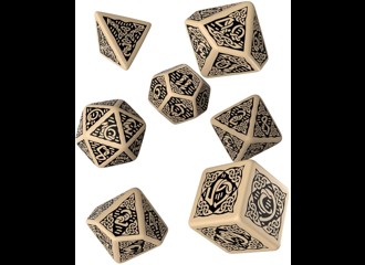 Набор кубиков Celtic 3D Revised Beige/Black Dice Set (7)