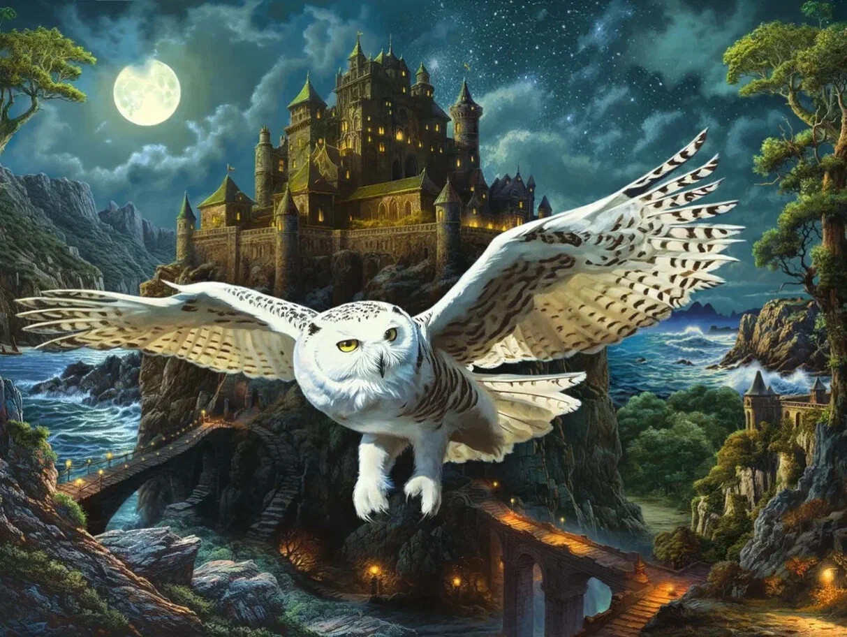 Пазл Super 3D "Полет совы", 100 детал. 