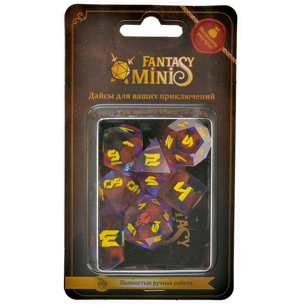 Набор кубиков Fantasy Minis Cyber Reality