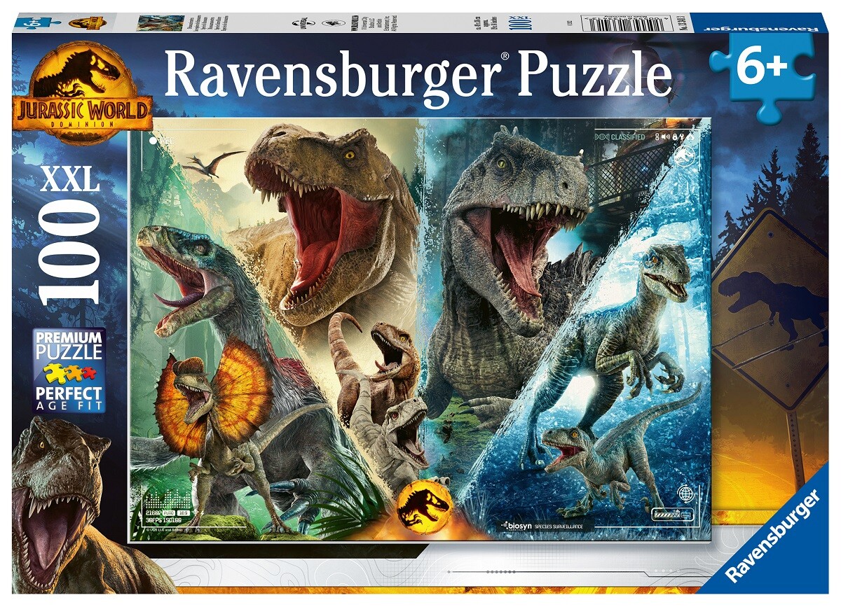 Пазл Ravensburger "Парк Юрского периода" 100 дет 