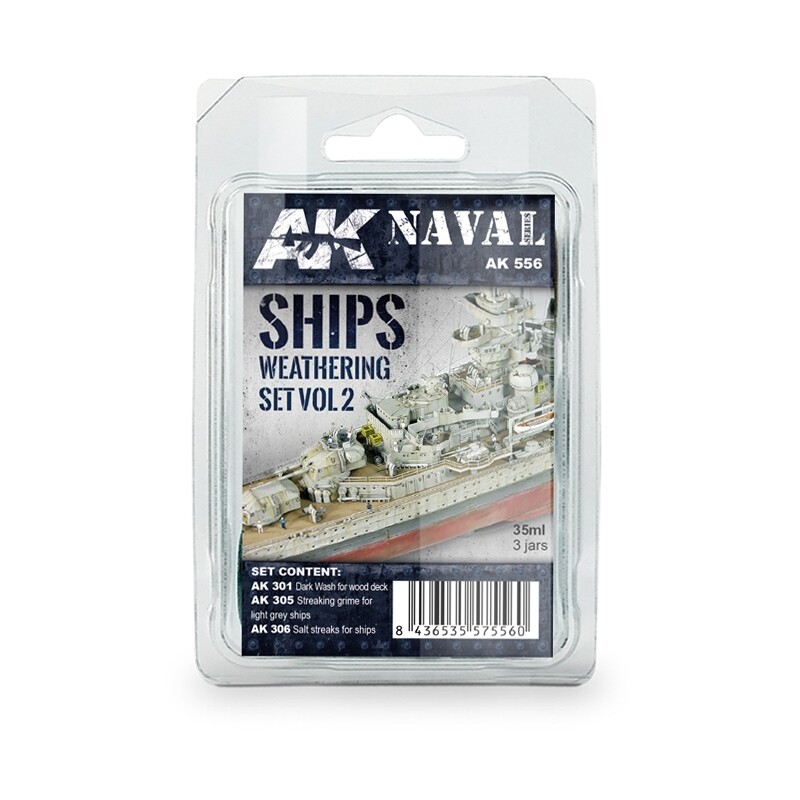 AK Ships Weathering Set Vol.2 AK556