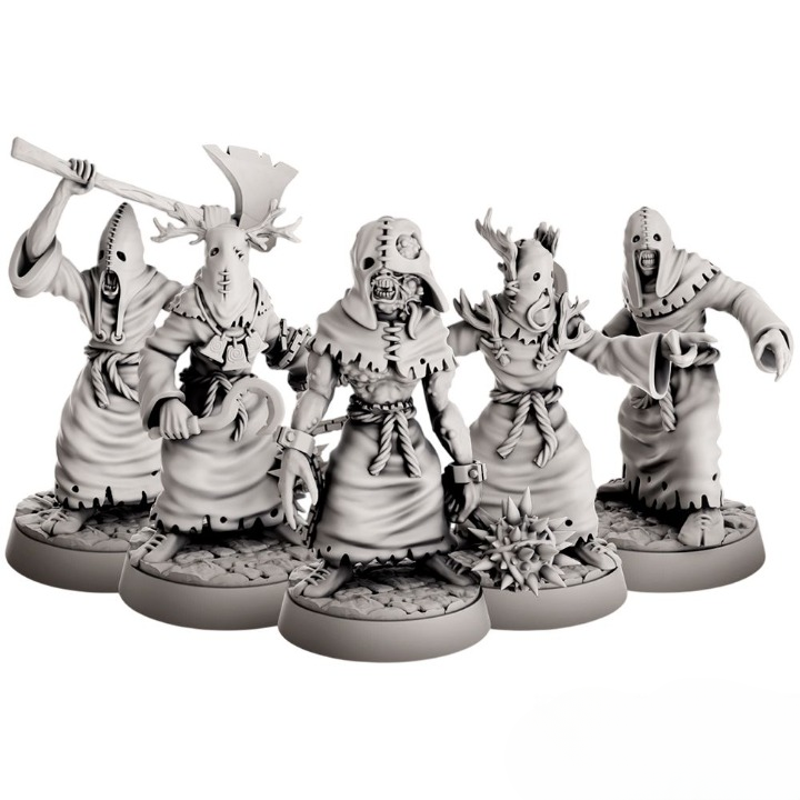 Набор миниатюр "Ведьмины культисты"