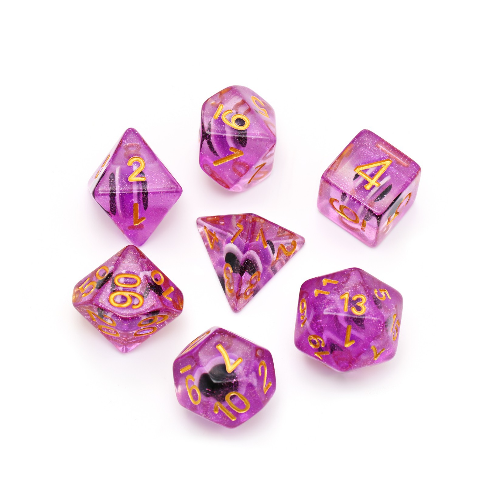 Набор кубиков "Время игры" аметист с глазом