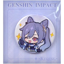 Значок Chibi Expressions Character Can Badge Keqing