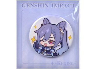 Значок Chibi Expressions Character Can Badge Keqing