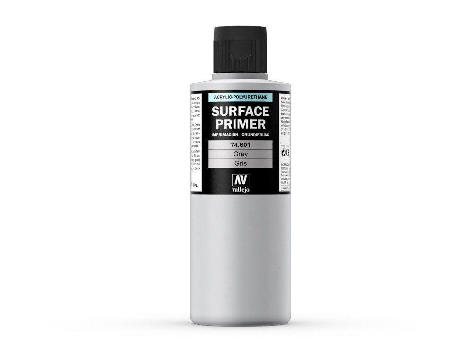 Vallejo Surface Primer: Grey 74.601 (200 мл)