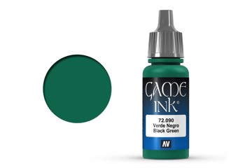 Vallejo Game Ink: Black Green Ink 72.090