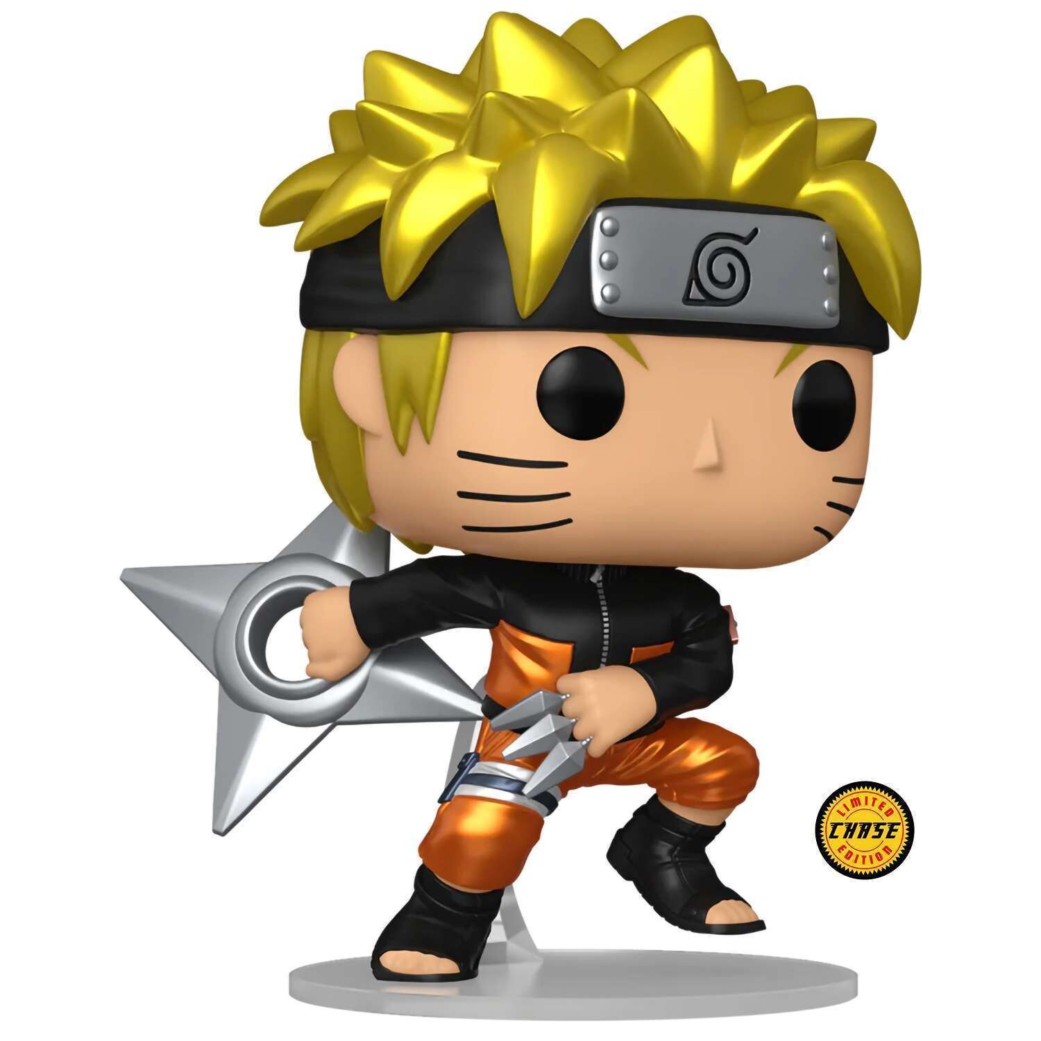 Фигурка Funko Pop: Naruto Наруто Узумаки с сюрикенами Chase (1843)