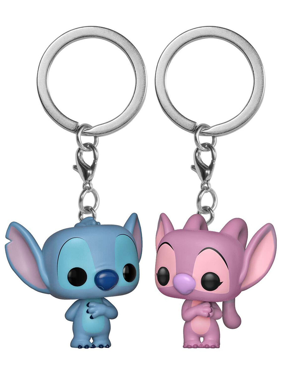 Брелок Funko Pocket POP: Stitch & Angel 2шт