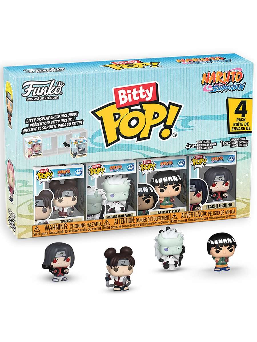 Фигурка Funko Bitty POP! Naruto Shippuden Tenten+Madara+Might Guy+Itachi w/Chase