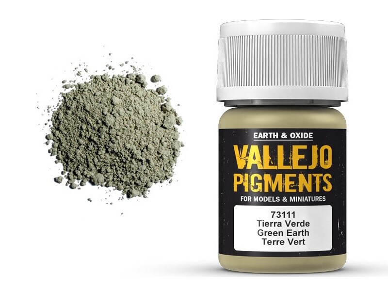 Vallejo Pigments: Green Earth 73.111 (35 мл)