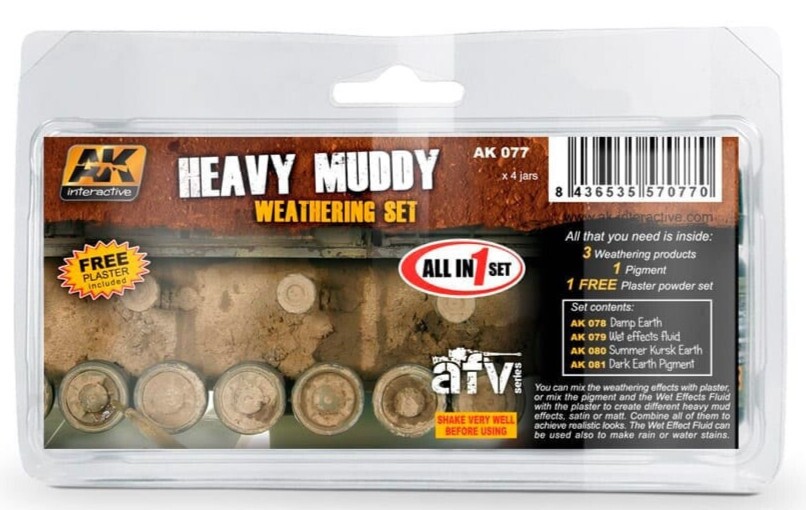 AK Heavy Muddy Weathering Set AK077