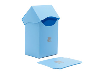 Коробочка пластиковая Blackfire вертикальная - Светло-синяя (80+ карт)