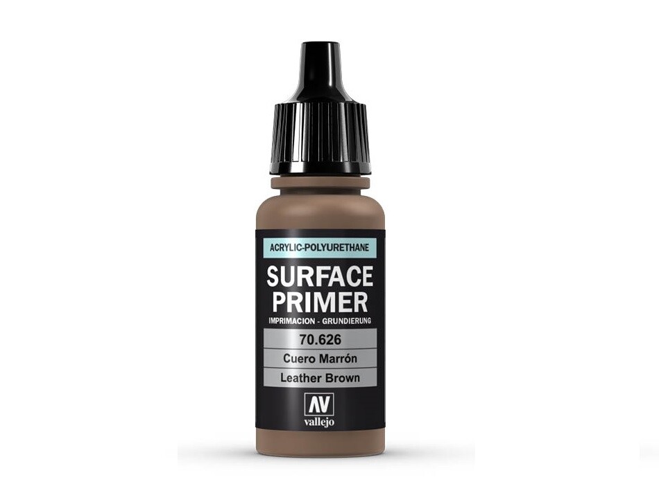 Vallejo Surface Primer: Leather Brown 70.626