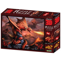 Пазл Super 3D «Огненный дракон», 500 детал.