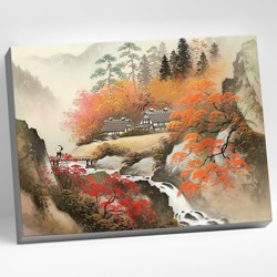 Картина по номерам "Японский пейзаж"