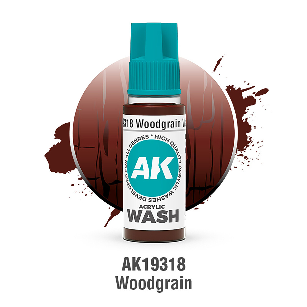 AK Acrylic Washes: Woodgrain AK19318