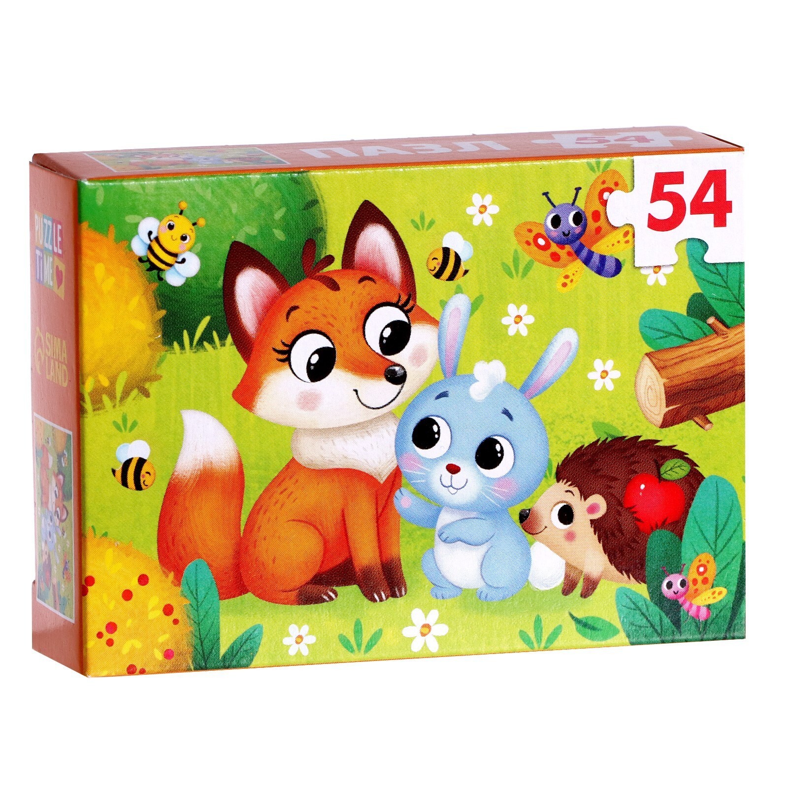 Пазл Puzzle Time "Лисёнок и зайчик" 54 детал.
