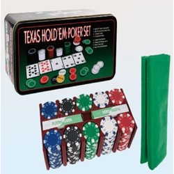 Набор для покера Texas Hold'em (200шт.)