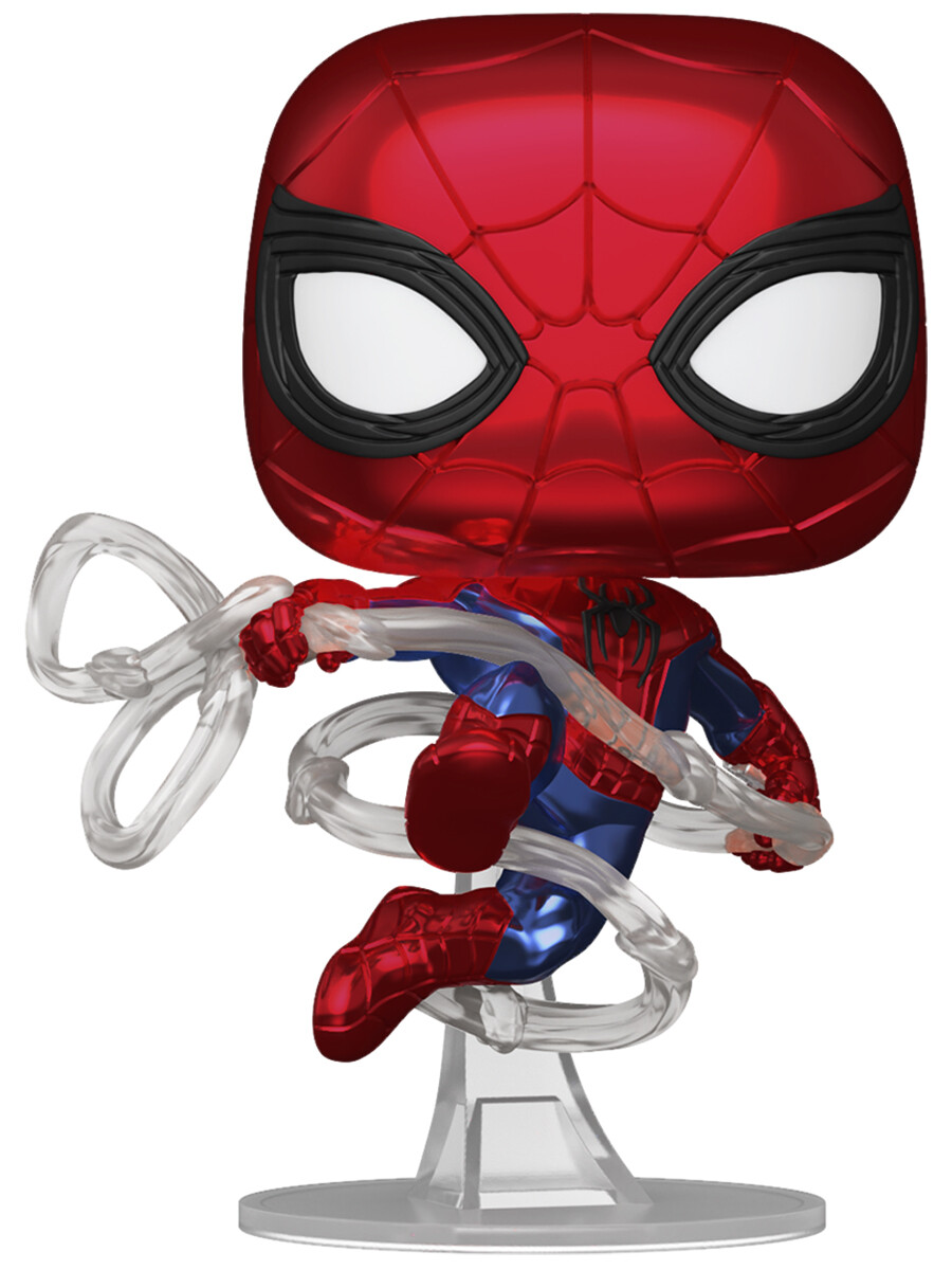 Фигурка Funko Pop: Человек-Паук металлик (Exc) (1590)