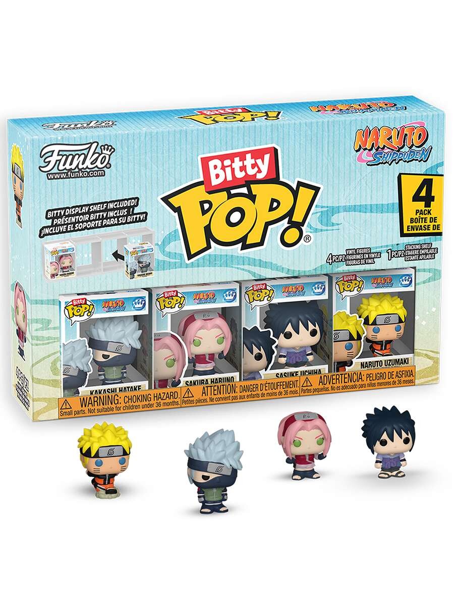 Фигурка Funko Bitty POP! Naruto Shippuden Kakashi+Sakura+Sasuke+Naruto w/Chase