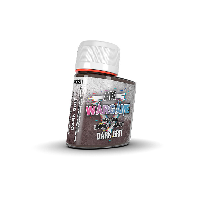 AK WARGAME LIQUID PIGMENT Dark Grit AK1211 35ml