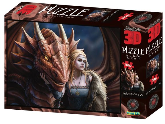 Пазл Super 3D «Друг или враг?», 500 детал.