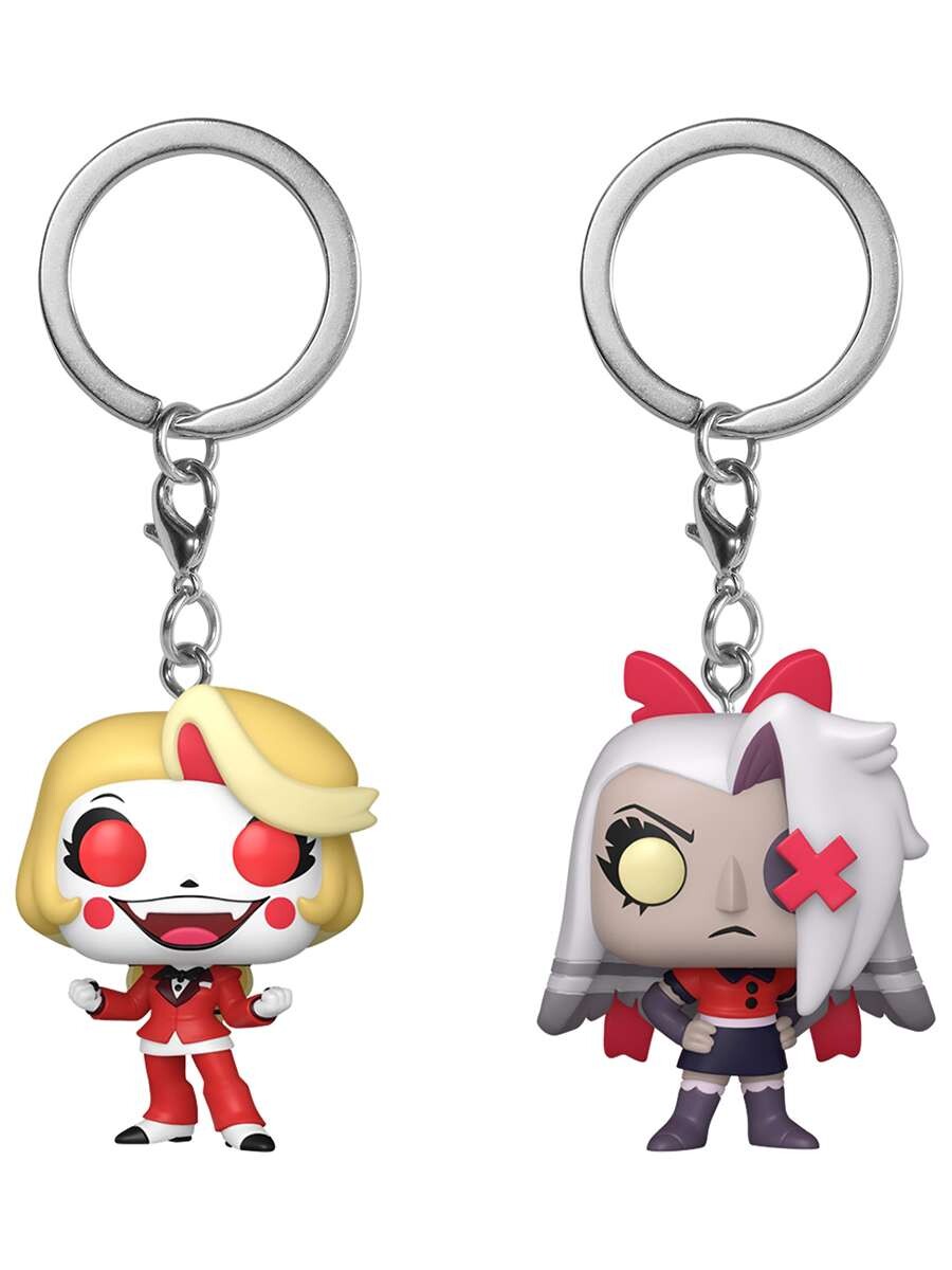 Брелок Funko Pocket POP: Hazbin Hotel Charlie & Vaggie (Exc) 2шт