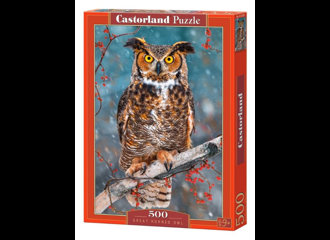 Пазл Castorland "Большая рогатая сова" 500 детал.