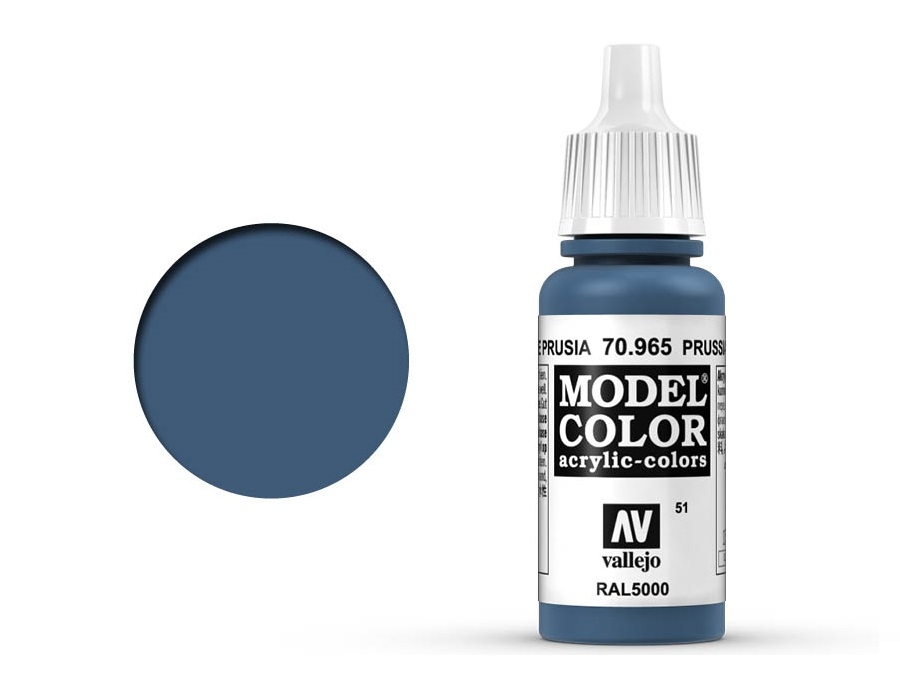 Vallejo Model Color: Prussian Blue 70.965