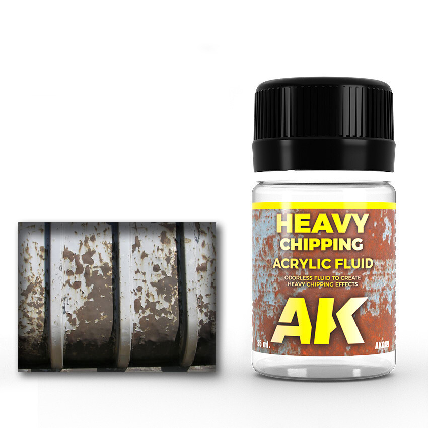 AK EFFECTS: HEAVY CHIPPING EFFECTS ACRYLIC FLUID AK089