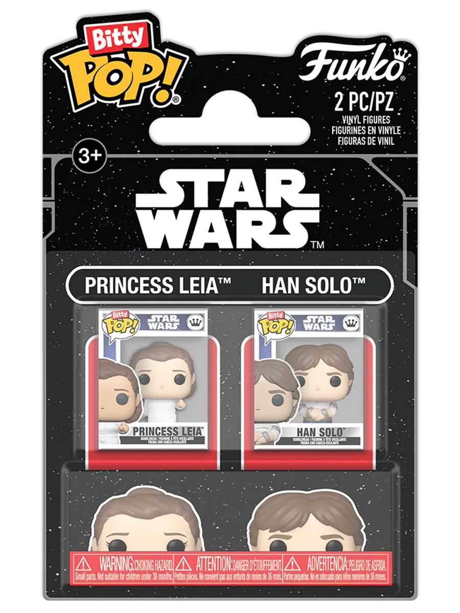 Фигурка Funko Bitty POP! Princess Leia+Han Solo