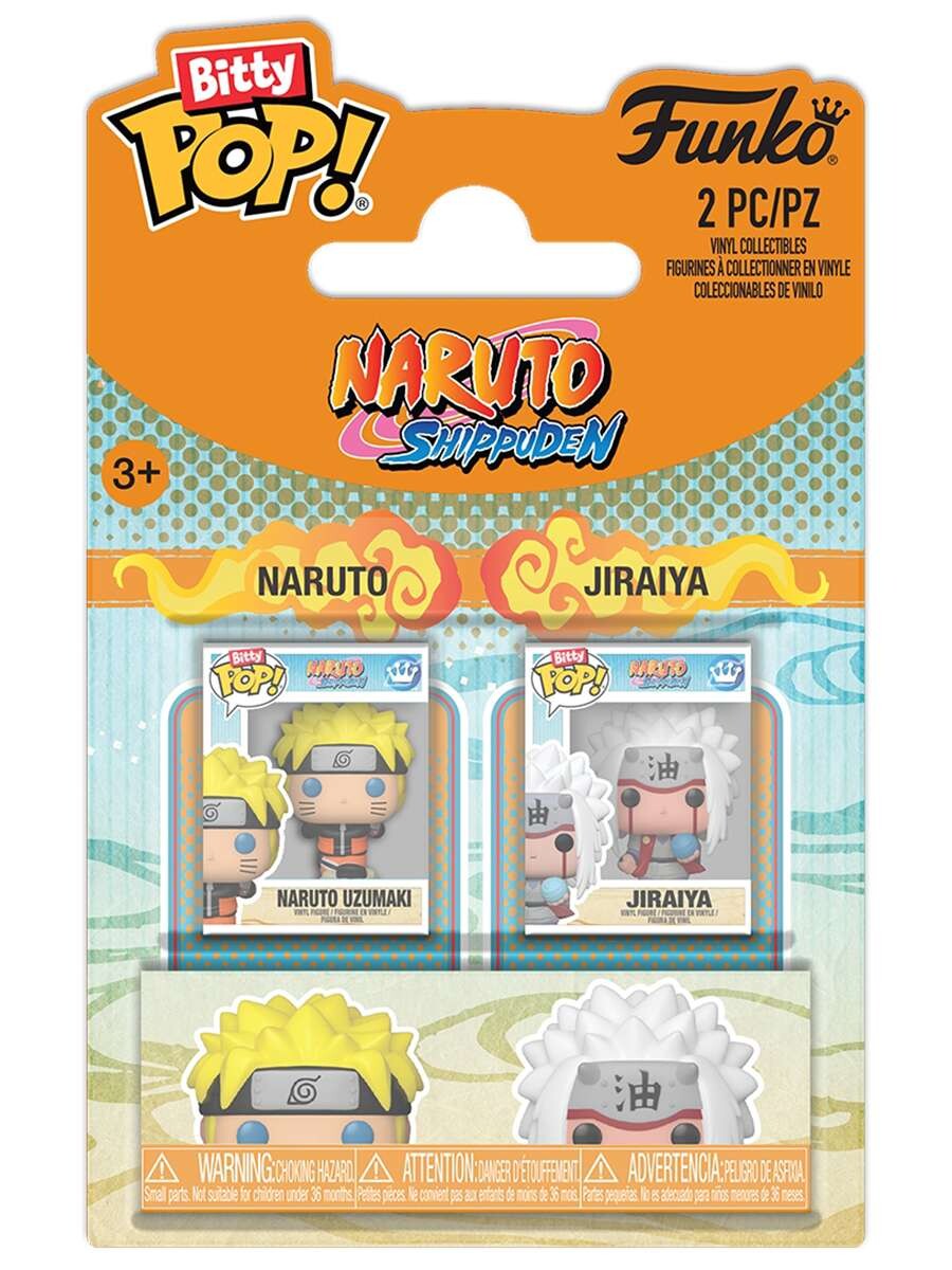 Фигурка Funko Bitty POP! Naruto Shippuden Naruto & Jiraiya (Exc)