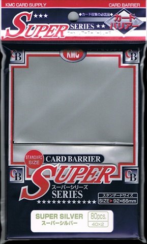 Протекторы KMC Super series (размер 66х92 мм) 80 шт.: Super Silver