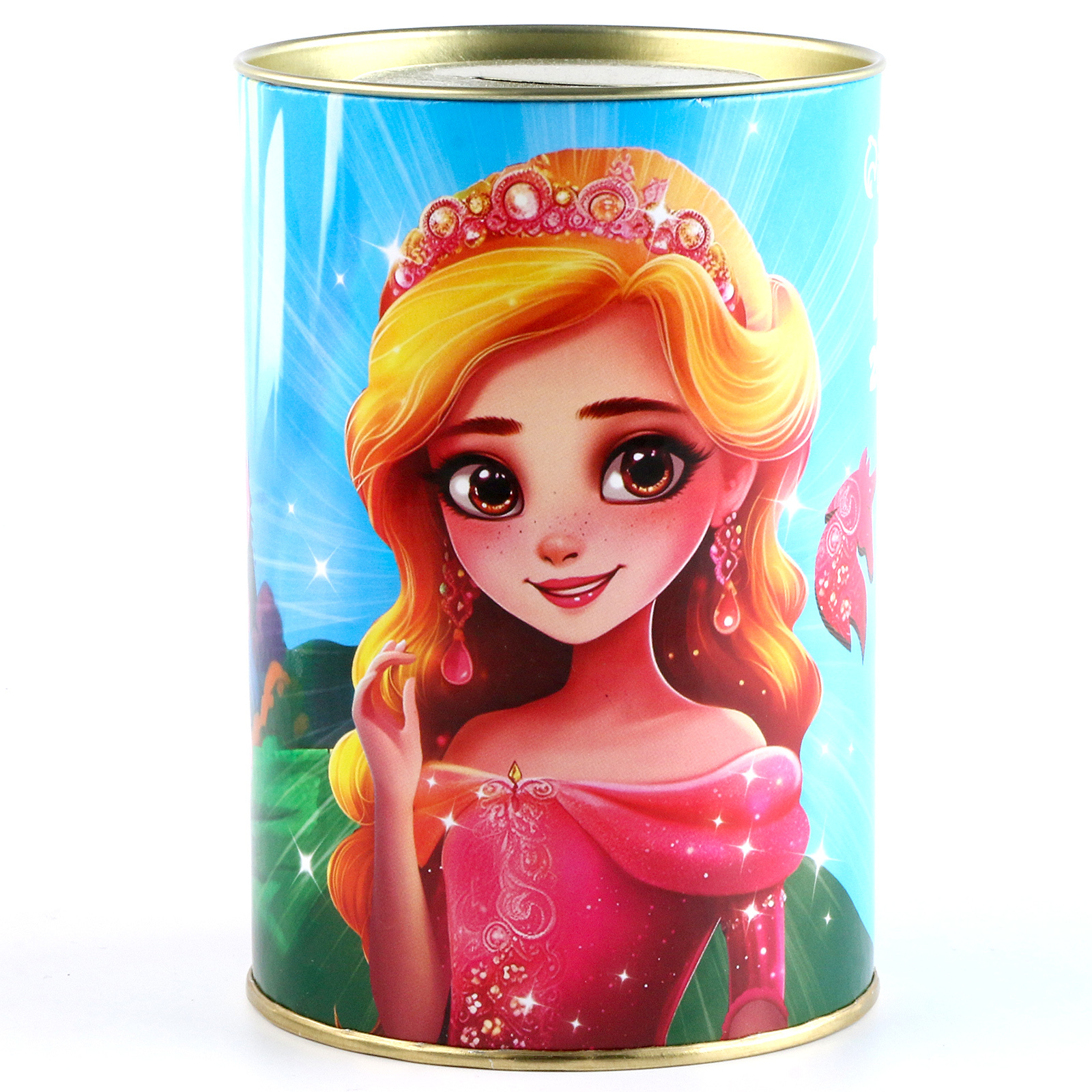 Пазл фигурный деревянный в копилке «Сказочный мир» 56 дет.