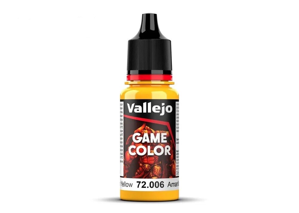 Vallejo Game Color: Sun Yellow 72.006