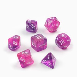 Набор кубиков "Время игры" розово-сиреневые