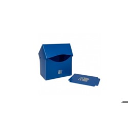 Коробочка пластиковая Blackfire горизонтальная -  Синяя (80+ карт)