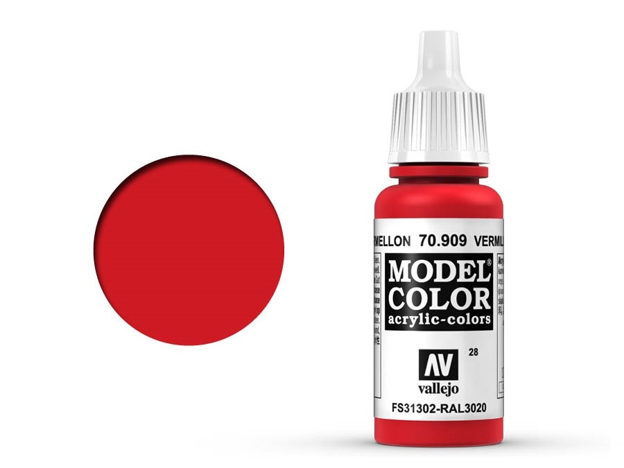Vallejo Model Color: Vermillion 70.909