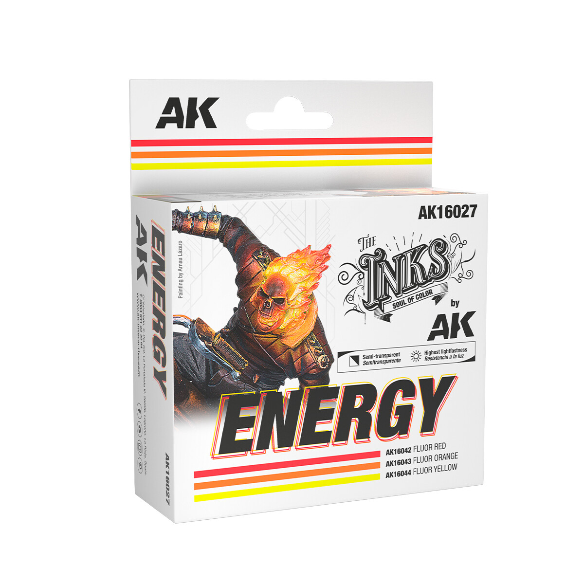 AK THE INKS SET: ENERGY AK16027 (3 шт)