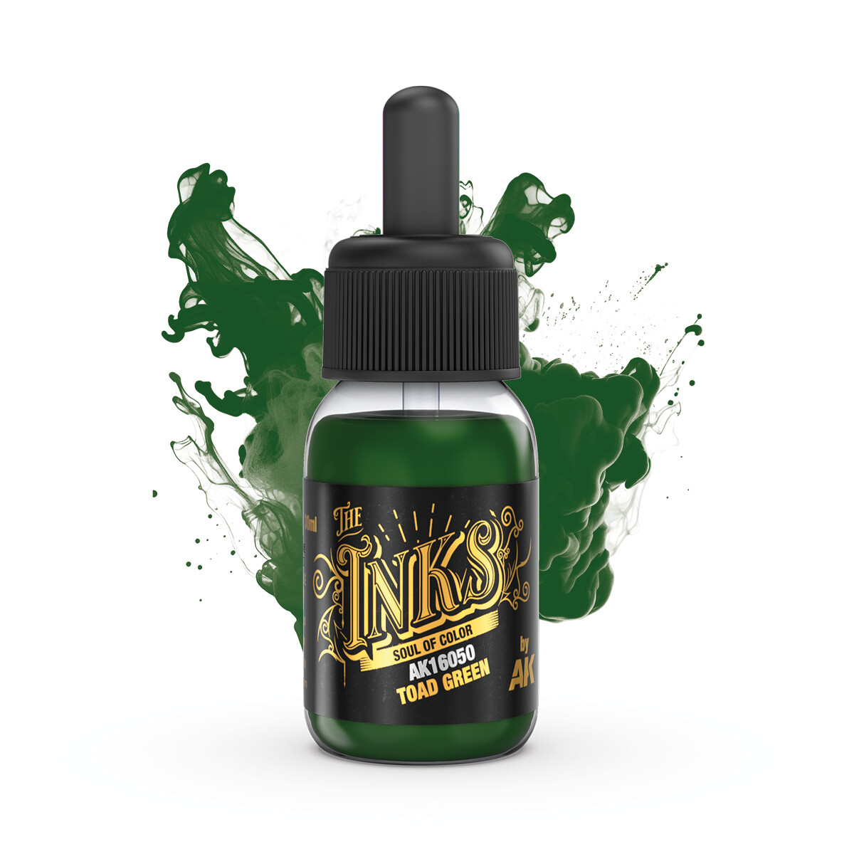 AK THE INKS: TOAD GREEN AK16050 30 мл 