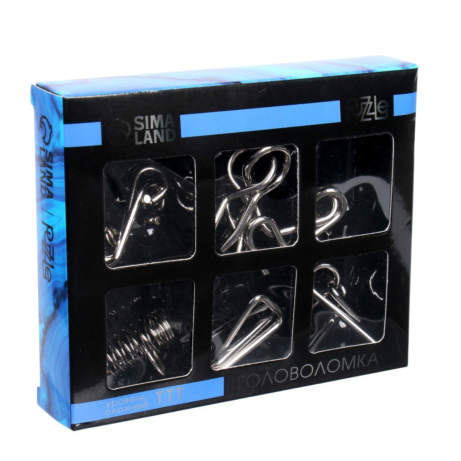 Набор головоломок "Умные гвозди" №1 (6 шт)