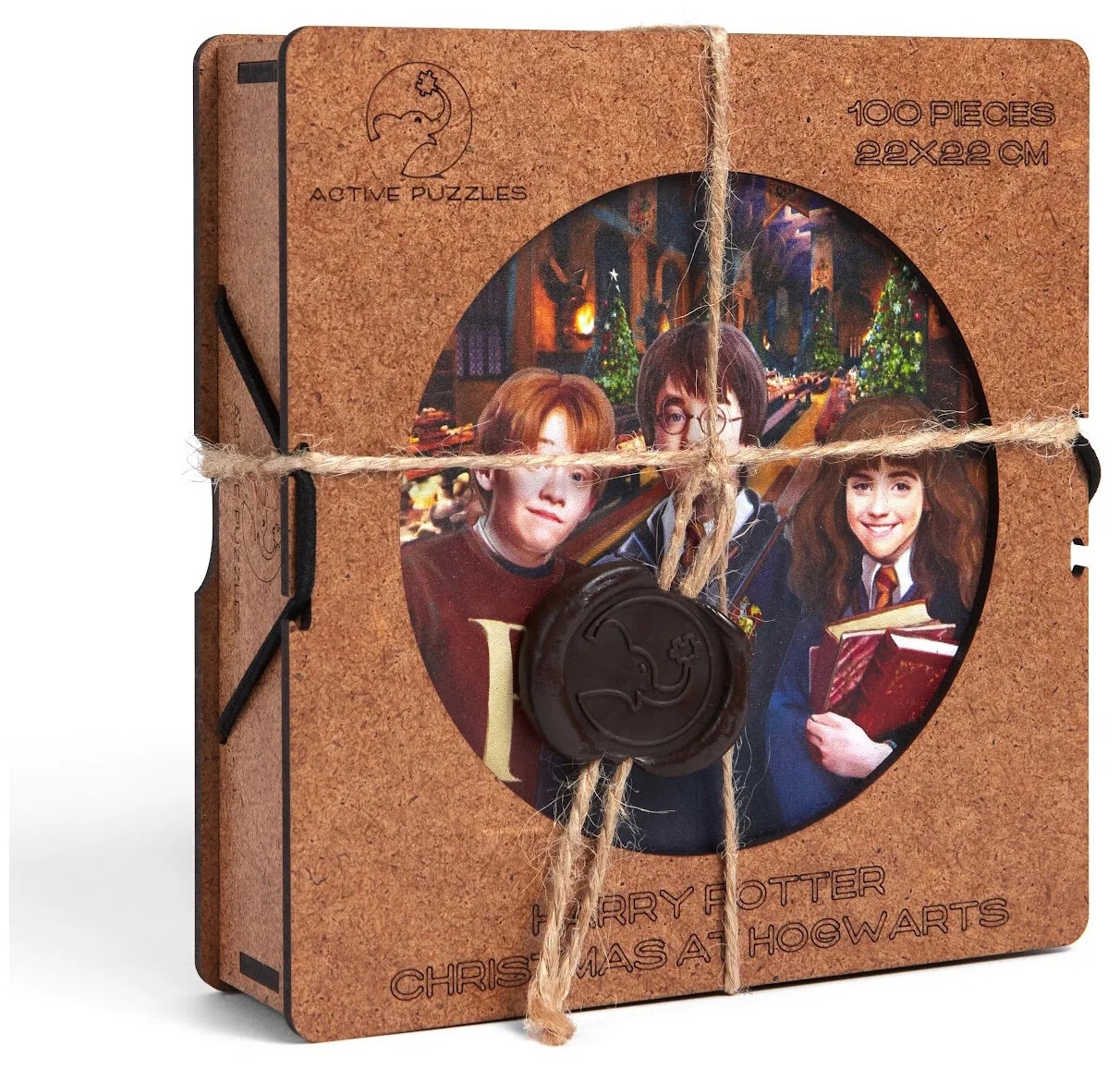 Пазл Active Puzzles деревянный "Гарри Поттер. Рождество в Хогвартсе" 100 дет.