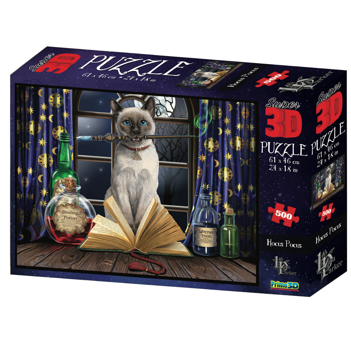 Пазл Super 3D «Фокус-покус», 500 детал.